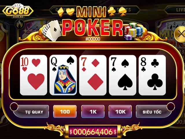Mini Poker Go88 – Game Mini Slot Hấp Dẫn Với Cơ Hội Thắng Cao